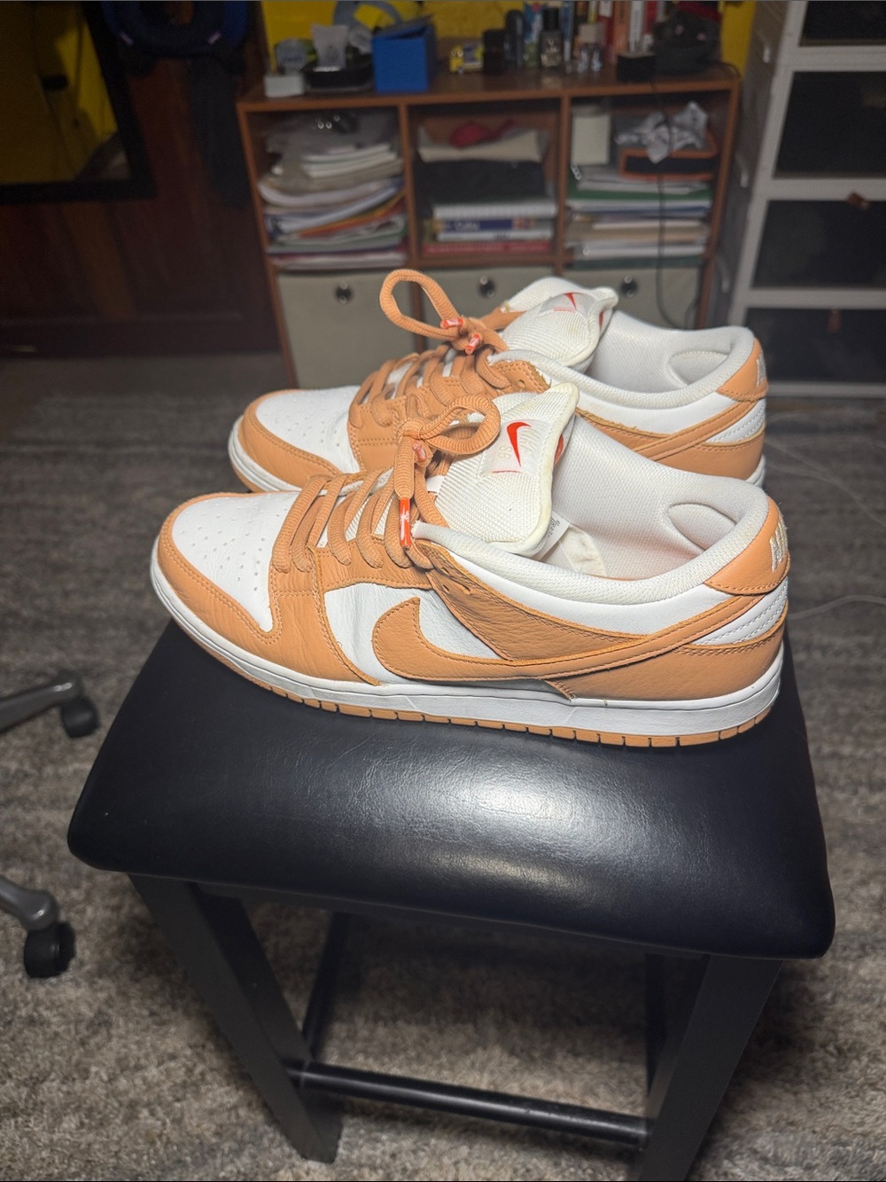 Nike Dunk SB Low Pro ISO, Light Cognac (Original box included) - Picture 3 of 5